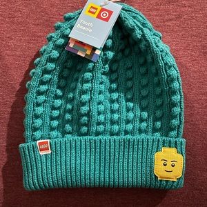Bnwt Target 🎯 and LEGO youth beanie hat teal
